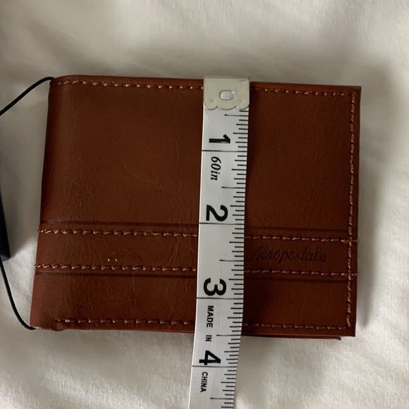 NWT Aeropostale Men’s Tan Wallet - Picture 11 of 15